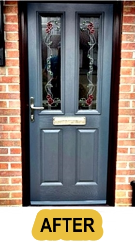 The-door-after-spraying by Norfolk Spray Coatings